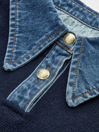 Caroline™ | Knit Sweater Denim